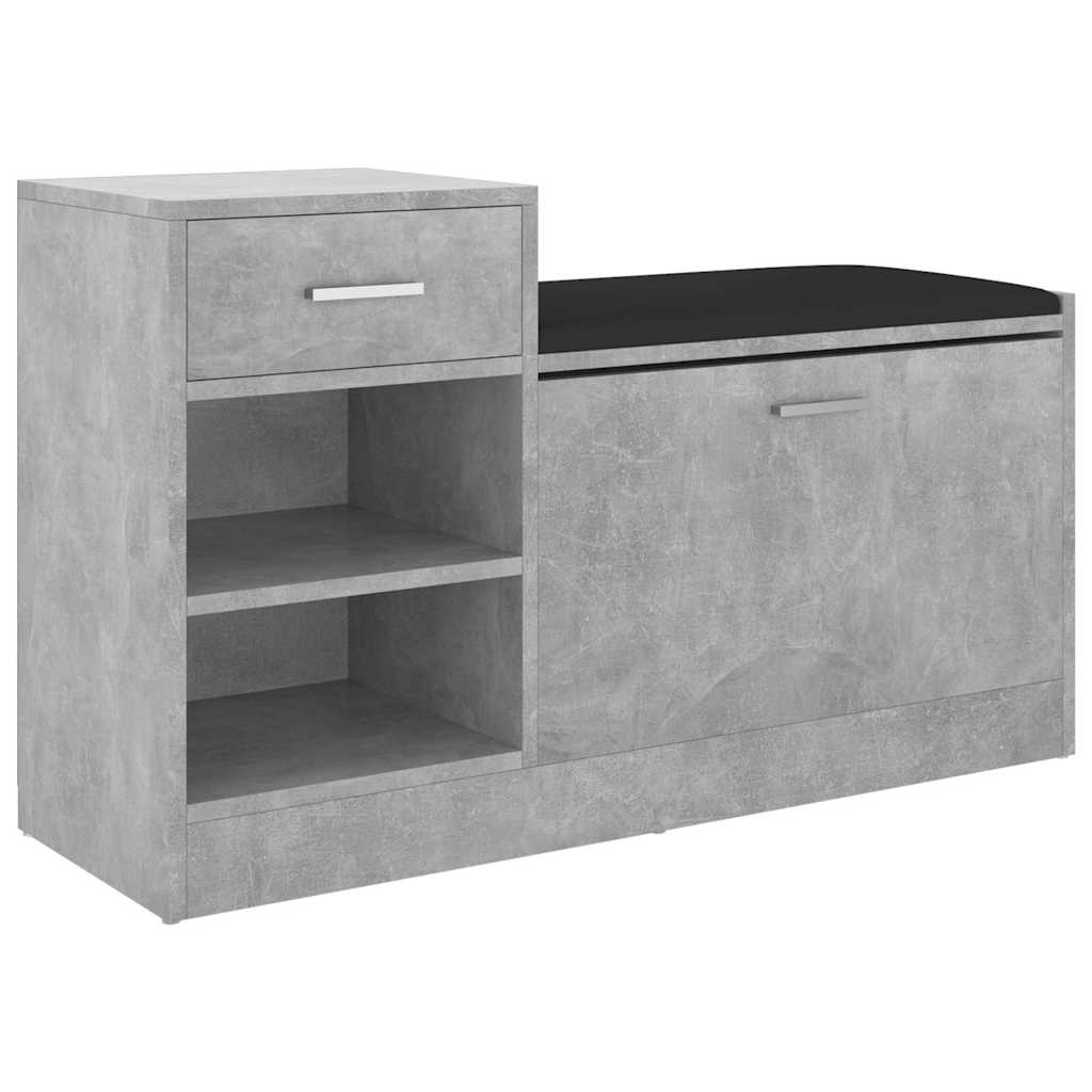 Jalatsipink, betoonhall, 94,5 x 31 x 57 cm, tehispuit