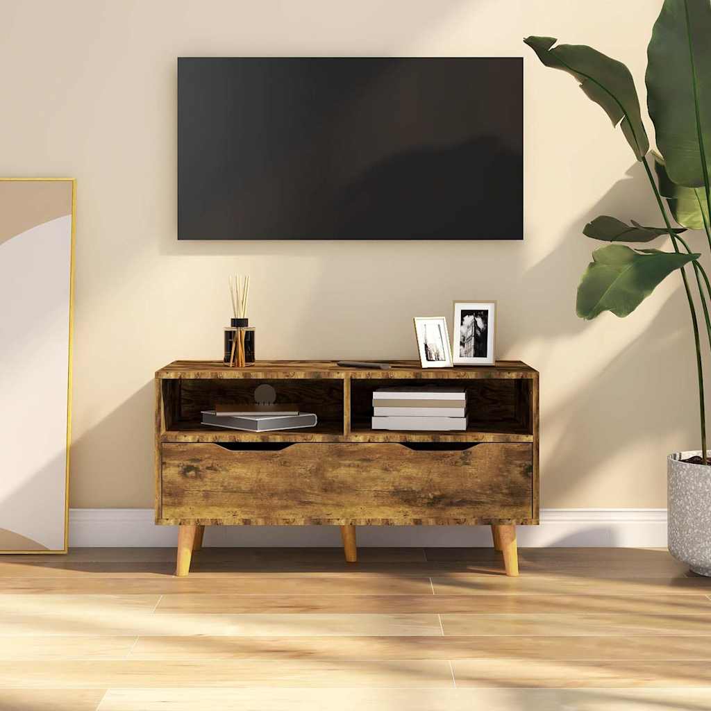 Telerikapp suitsutatud tamm, 90 x 40 x 48,5 cm, tehispuit