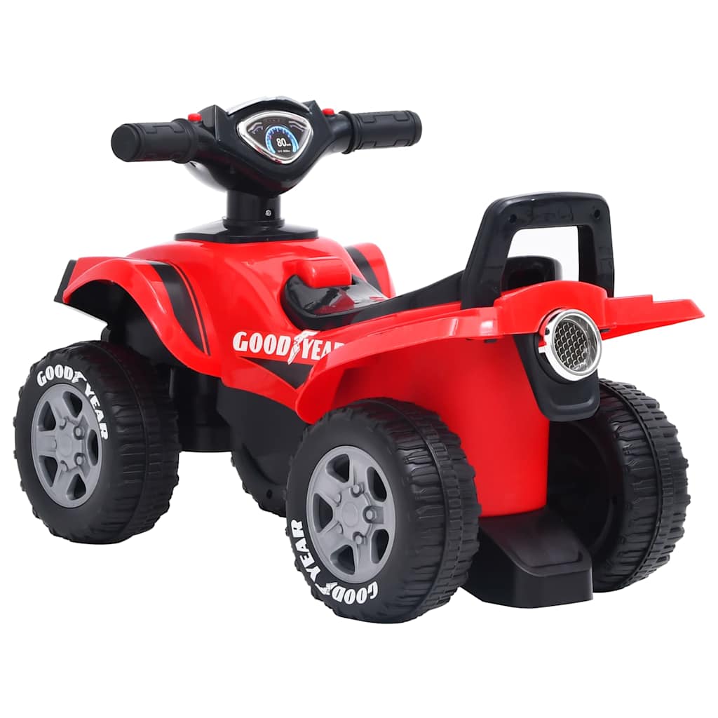 Laste pealeistutav ATV Good Year, punane