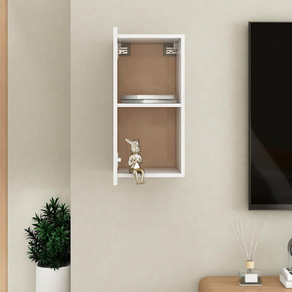 Telerikapp, valge, 30,5 x 30 x 60 cm, tehispuit
