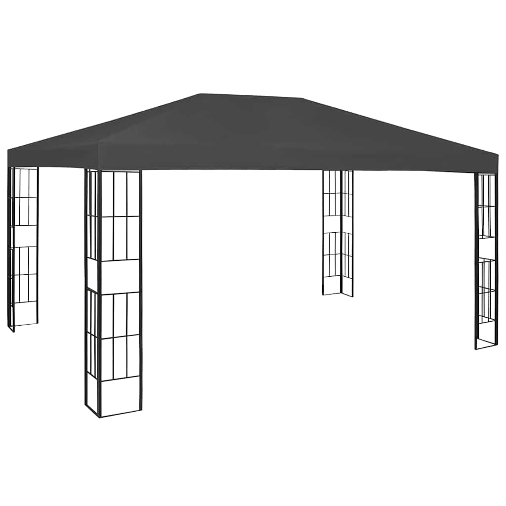 Varjualune, LED-nöörvalgustitega, 3 x 4 m, antratsiithall