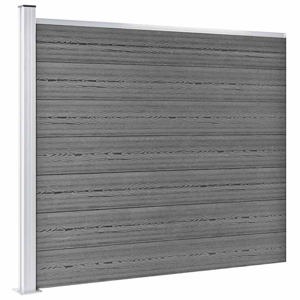 Aiapaneelide komplekt, WPC, 353x146 cm, hall