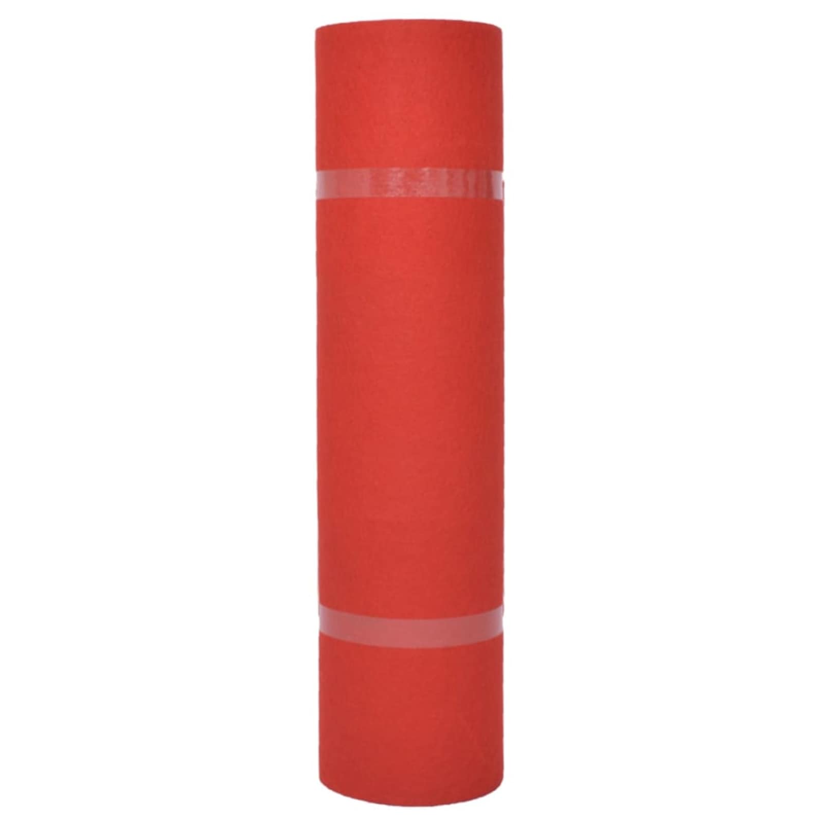 Vaip Üksvärviline Punane 1,2 x 12 m Polüester