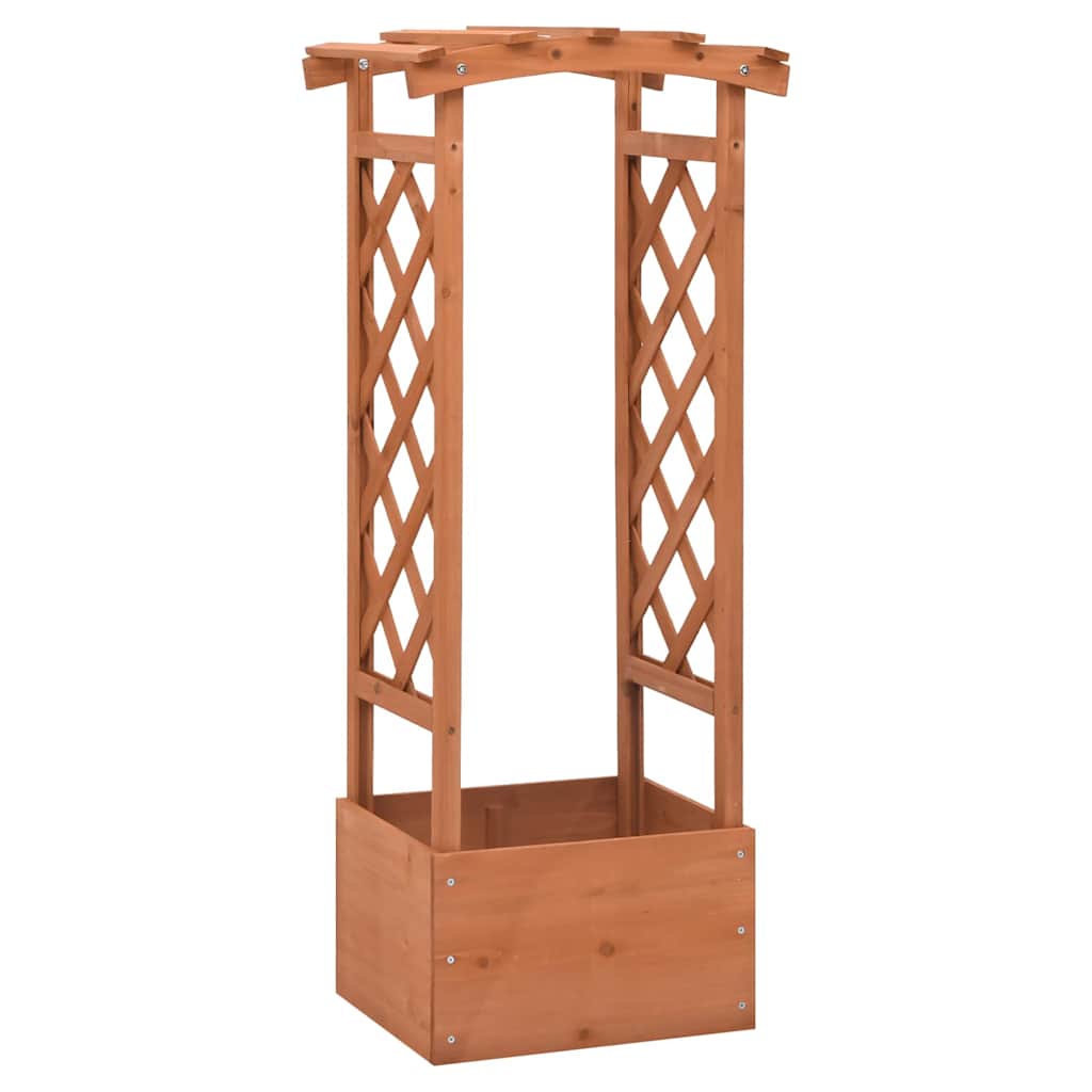 Võrega taimekast kaarega 49 x 39 x 117 cm, nulupuit