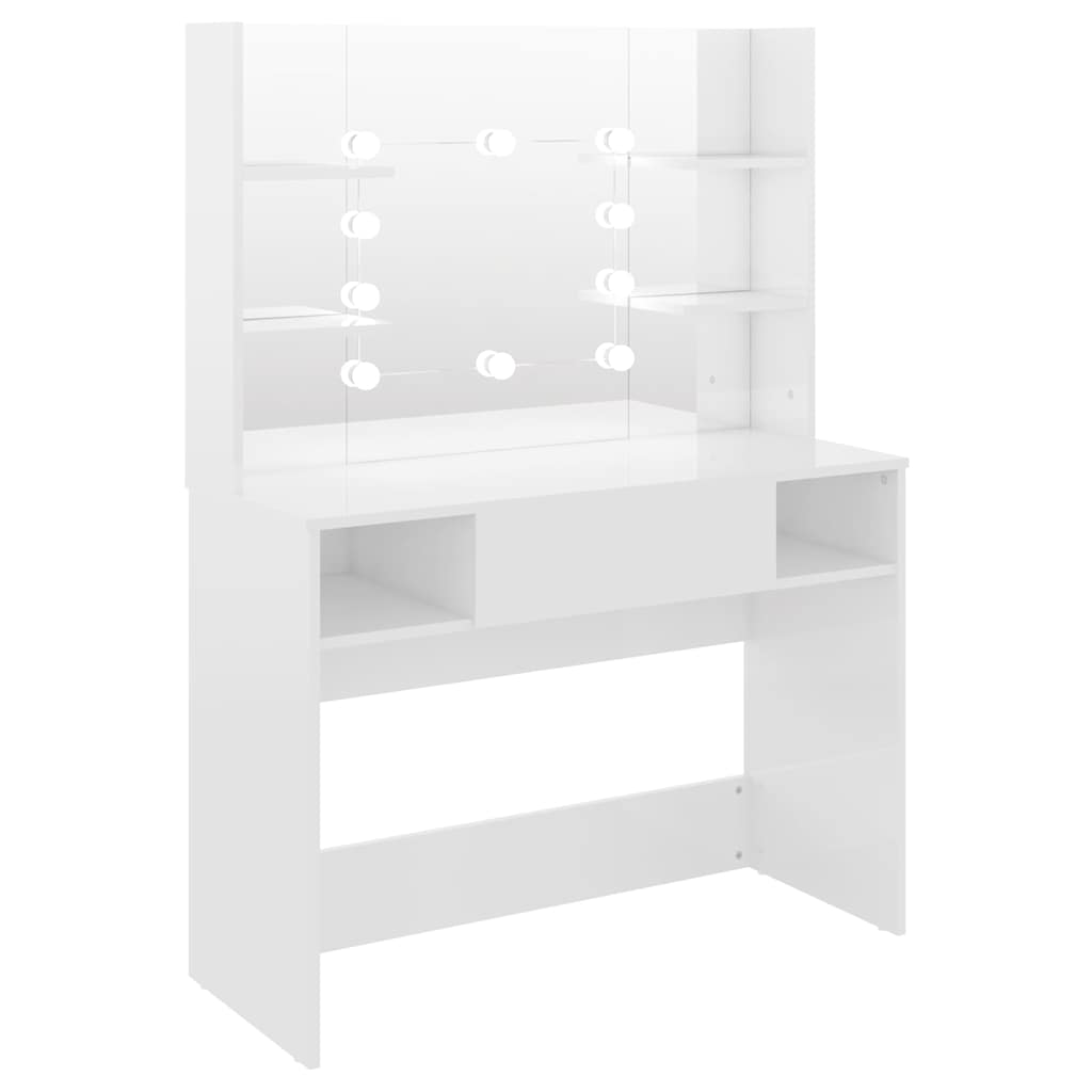Meigilaud LED-tuledega, 100x40x135 cm, säravvalge