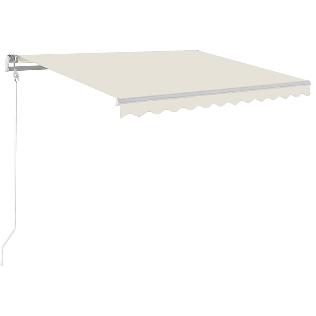 Automaatne sissetõmmatav varikatus 300 x 250 cm, kreemjas