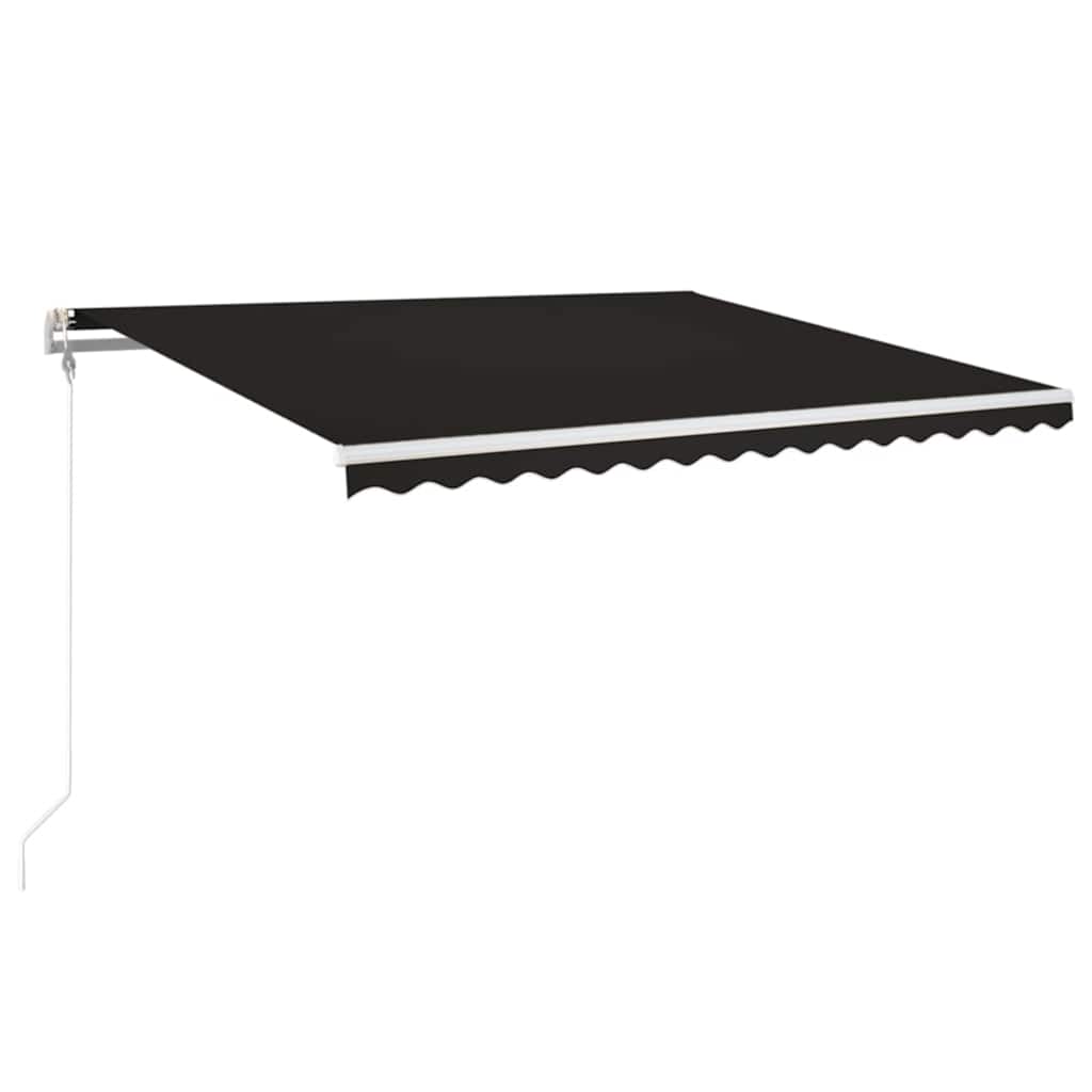 Automaatselt sissetõmmatav varikatus, 450x350 cm antratsiithall