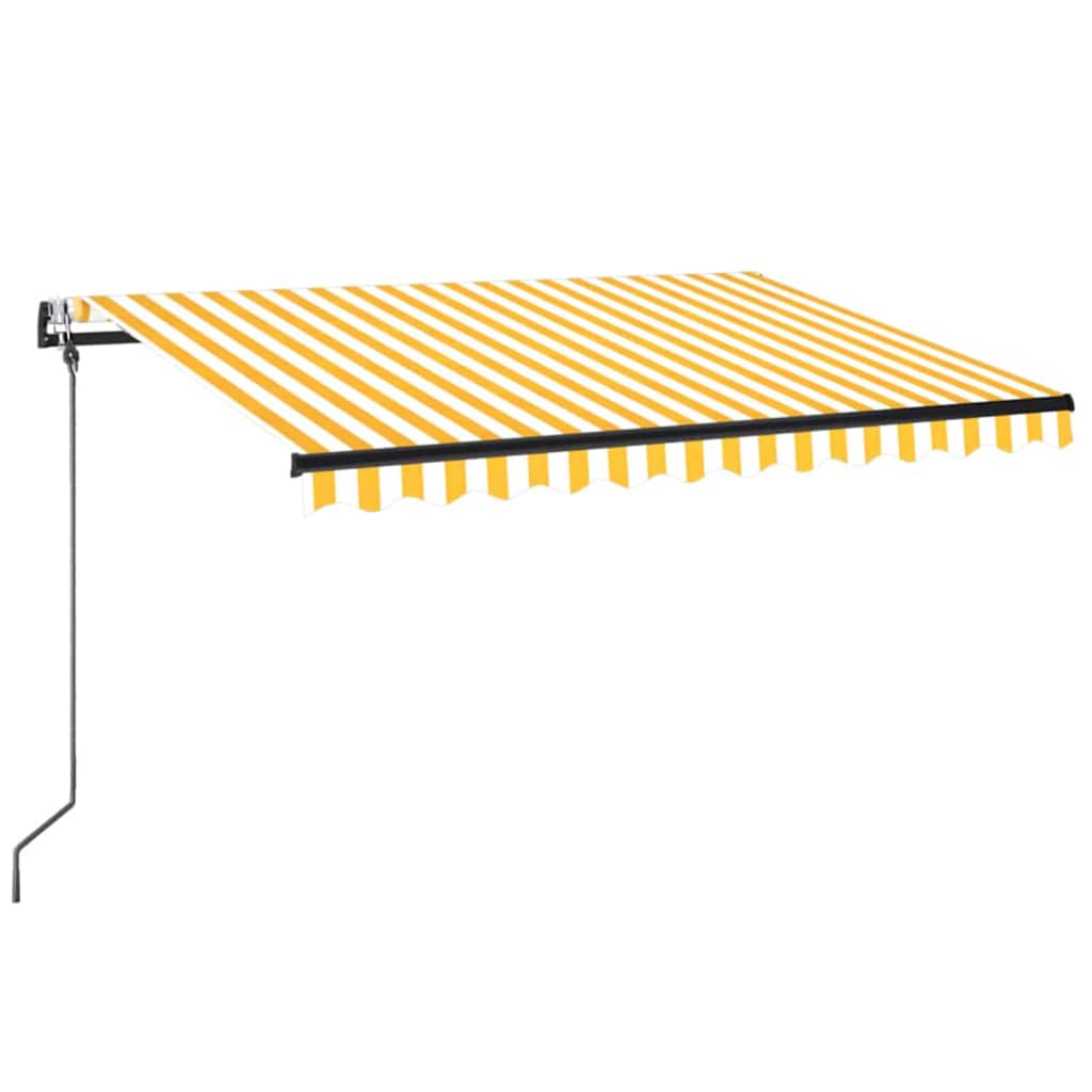 Automaatne varikatus LED, tuuleandur 350x250 cm kollane/valge