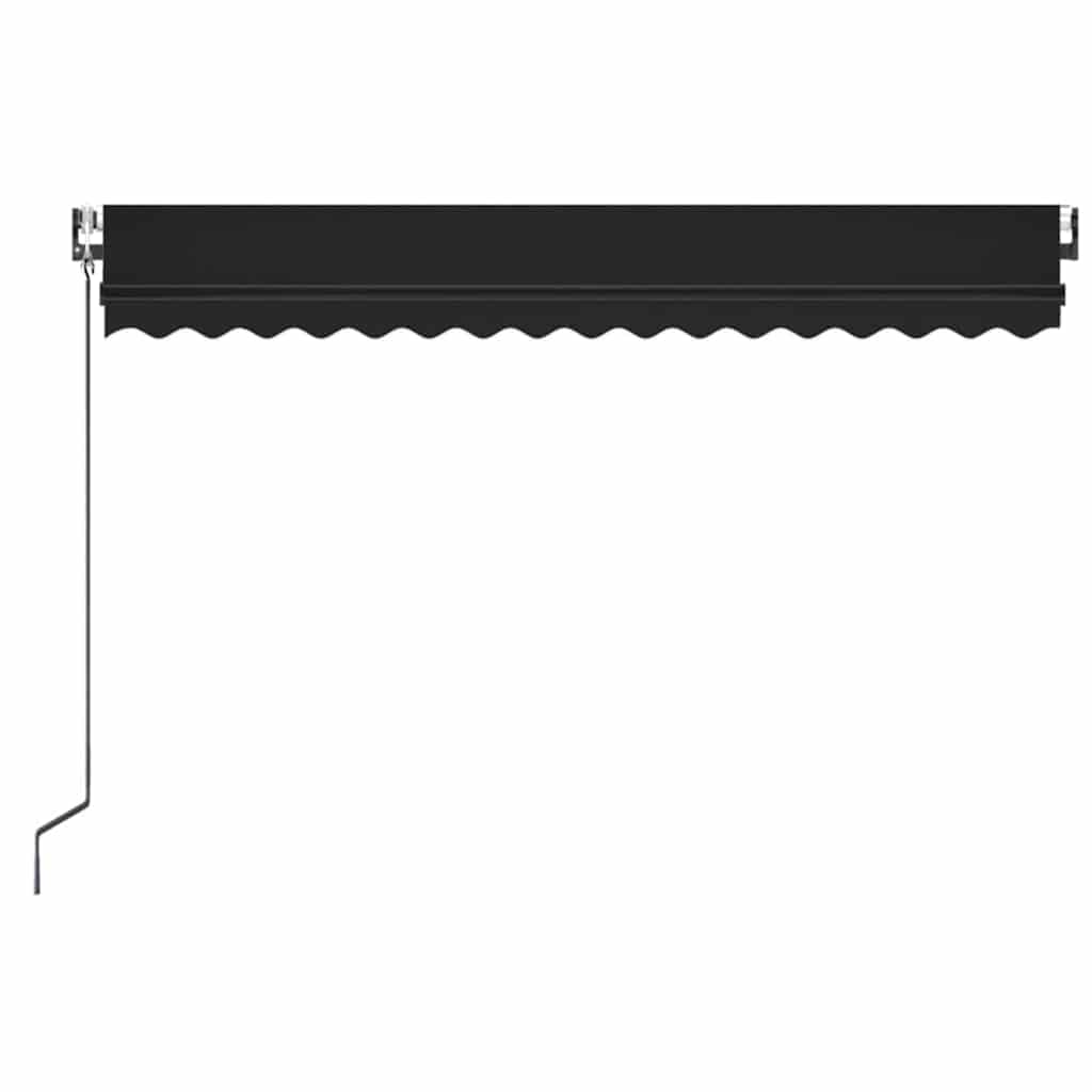 Automaatselt sissetõmmatav varikatus, 450x350 cm antratsiithall