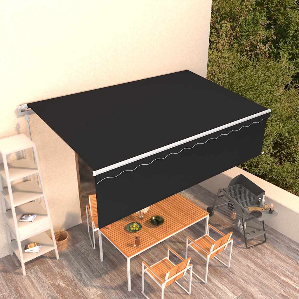 Automaatne varikatus rulooga, 5 x 3 m, antratsiit