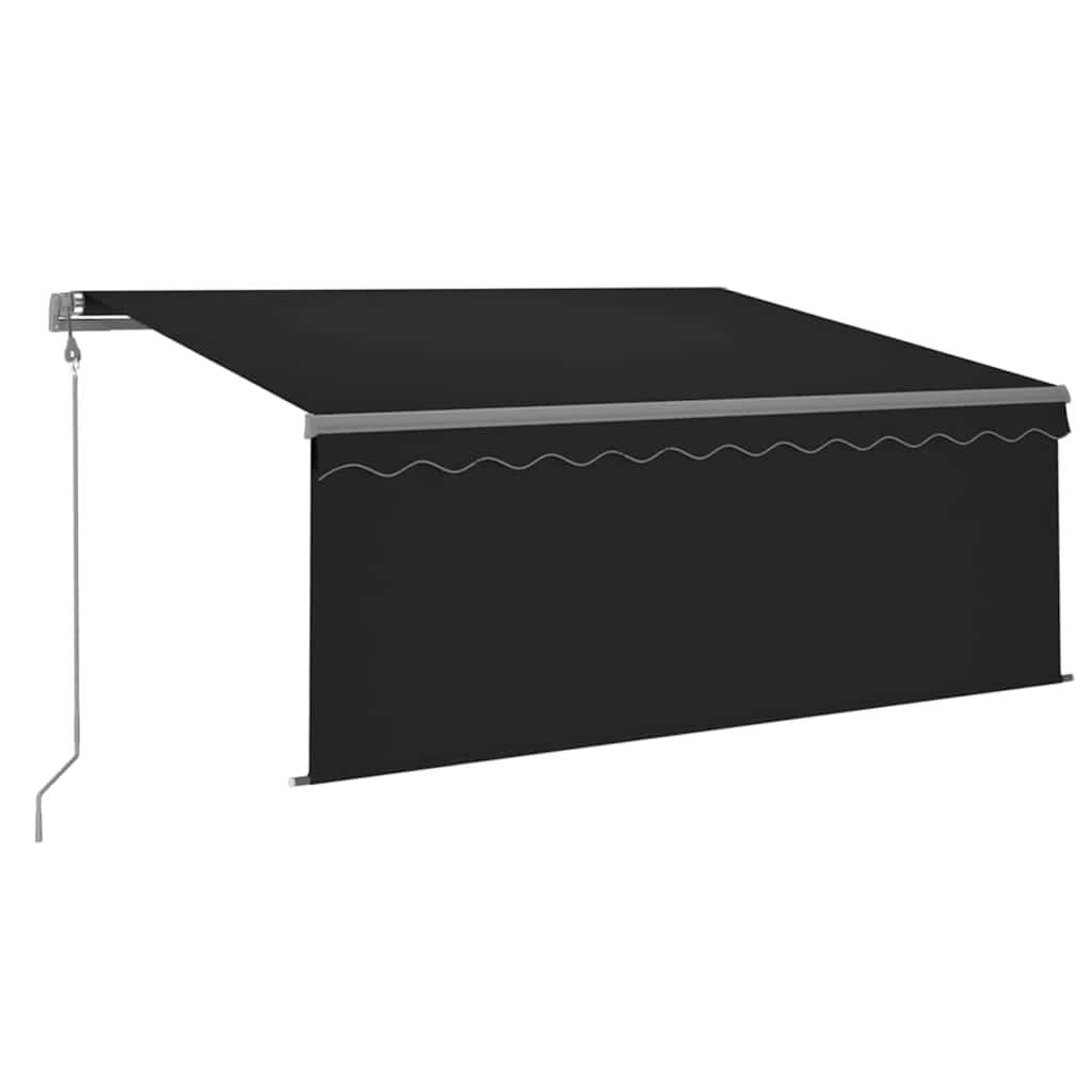 Automaatne varikatus, tuuleandur, LED, 3x2,5 m antratsiit