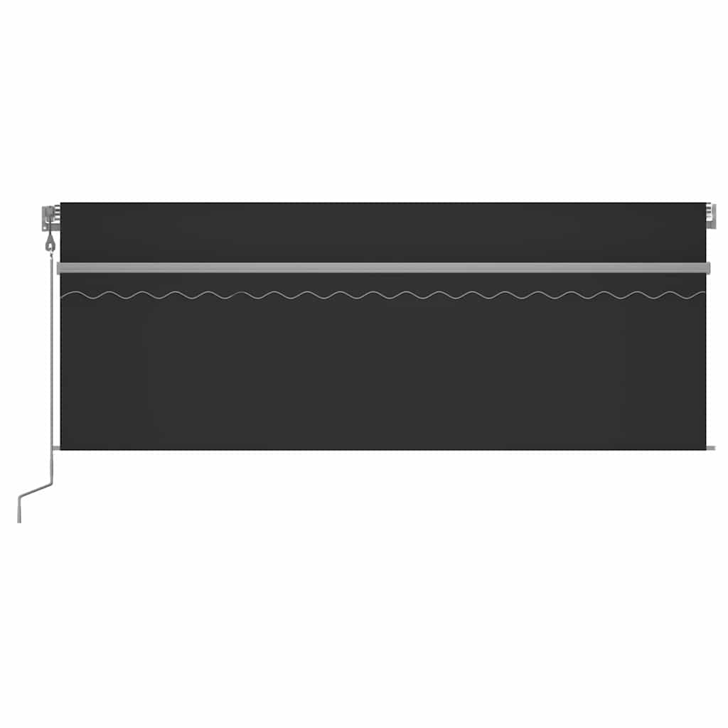 Automaatne varikatus LED ja tuuleandur 4,5 x 3 m antratsiithall