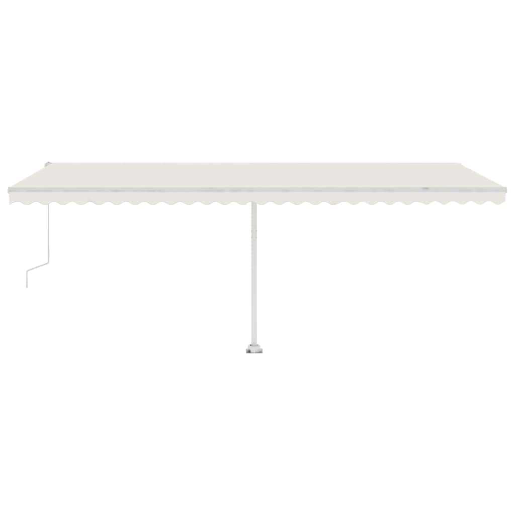 Iseseisev automaatne varikatus 600x300 cm kreemjas