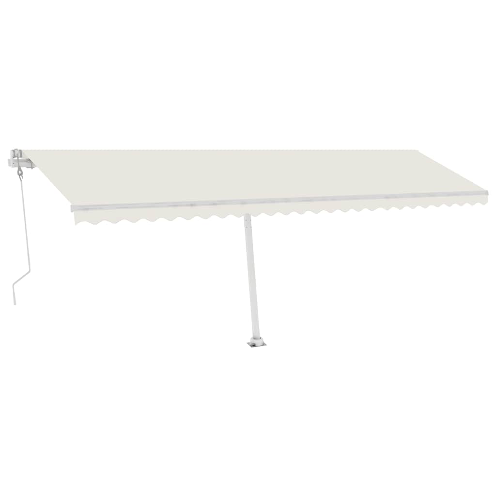 Iseseisev automaatne varikatus 600x300 cm kreemjas