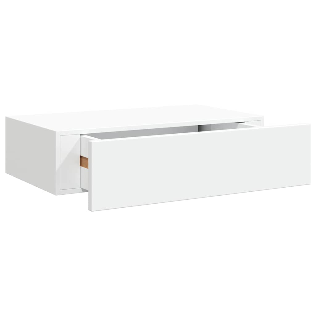 Sahtliga seinariiul, valge, 40x23,5x10 cm MDF