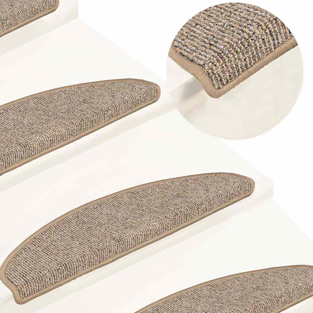 Trepimatid 15 tk 65 x 21 x 4 cm pruunid poolringikujulised suured