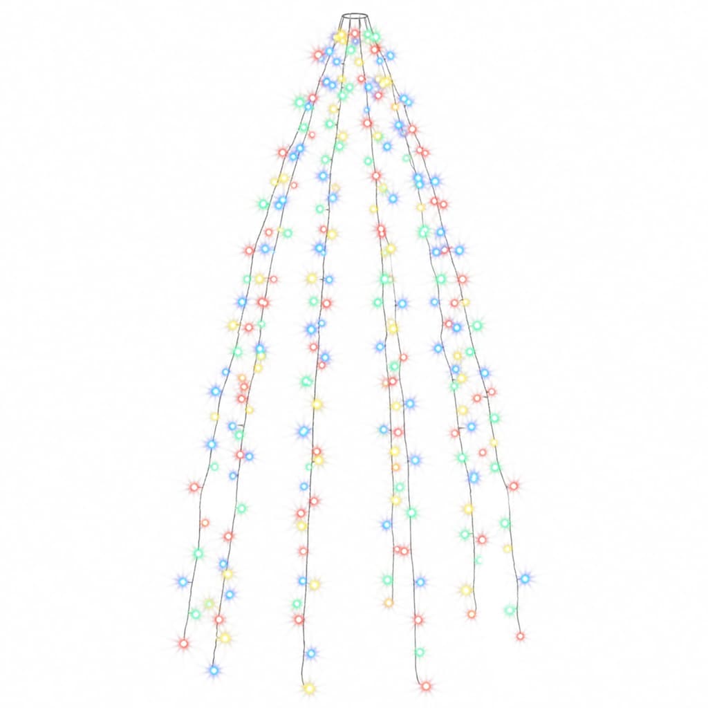 Kuusetuled, võrk, 250 LEDi, värviline, 250 cm