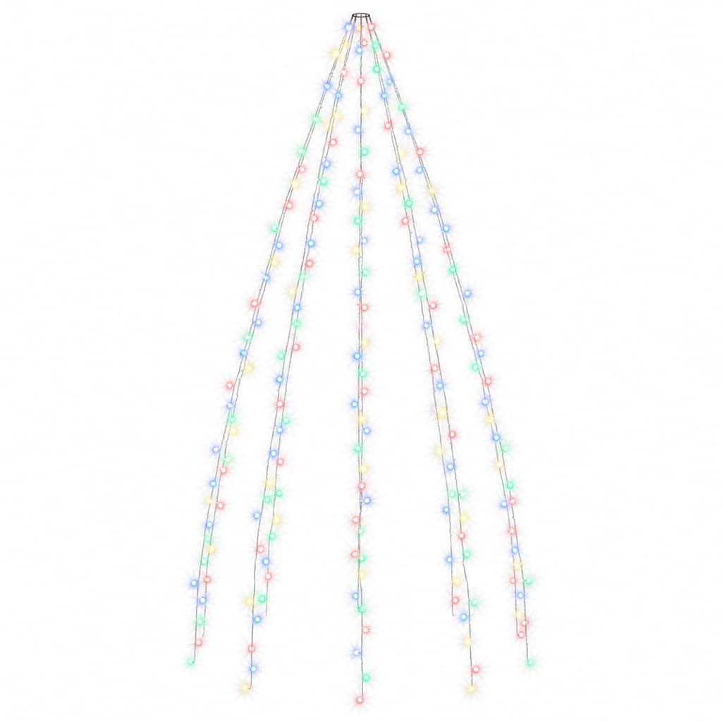 Kuusetuled, võrk, 400 LEDi, värviline, 400 cm