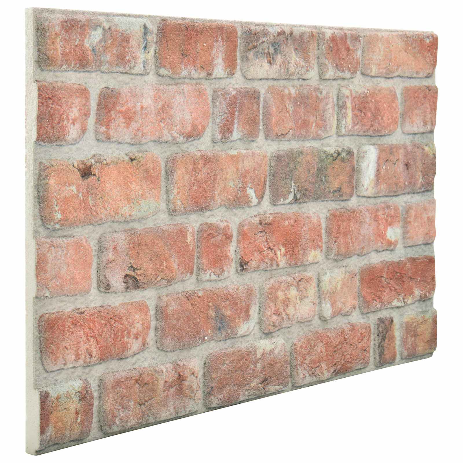 Seinapaneelid 10 tk 100 x 50 cm Punane EPS vaht