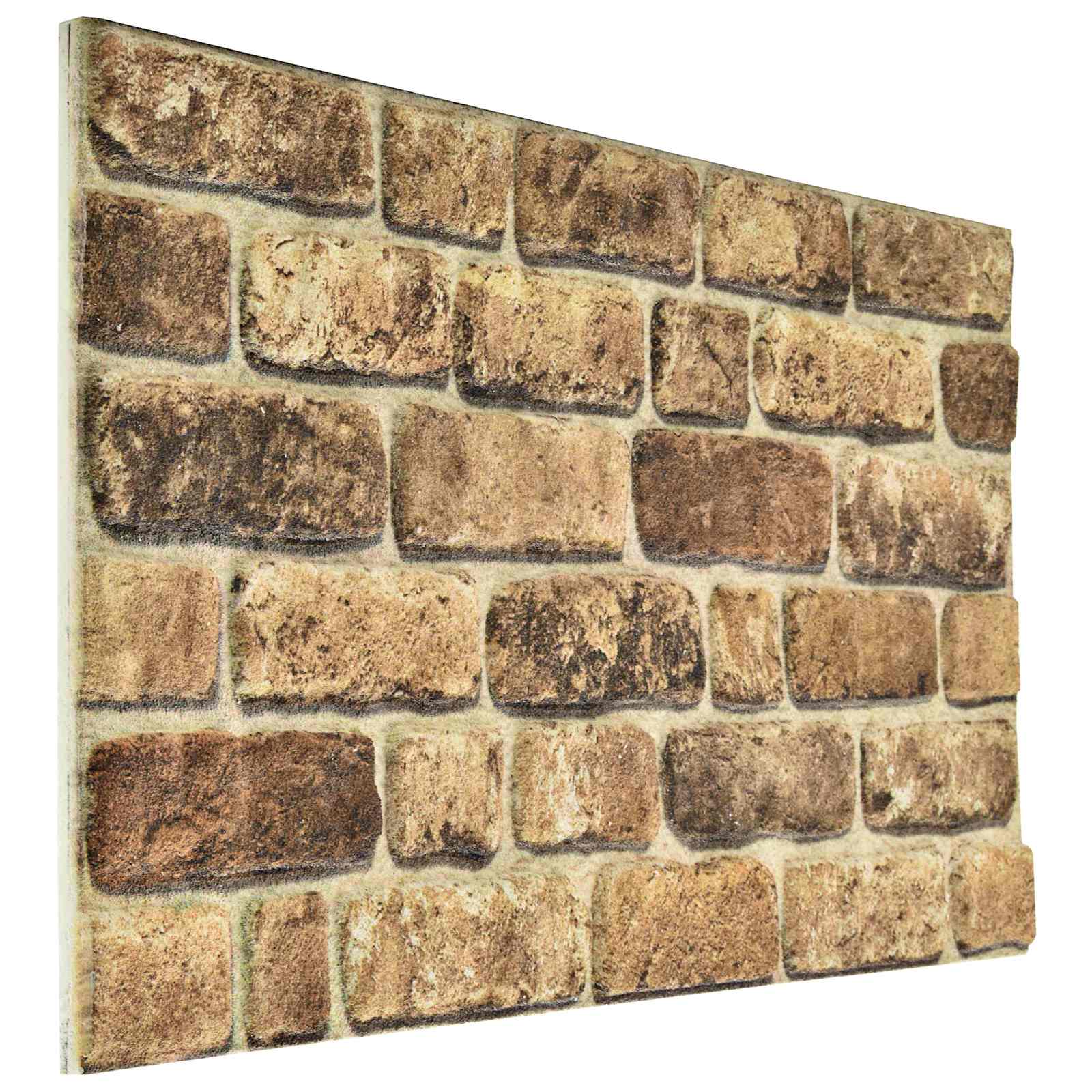 Seinapaneelid 10 tk 100 x 50 cm Tume Liiv EPS vaht