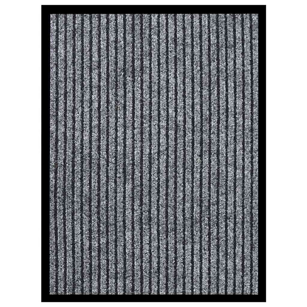 Uksematt, triibuline, hall 40 x 60 cm