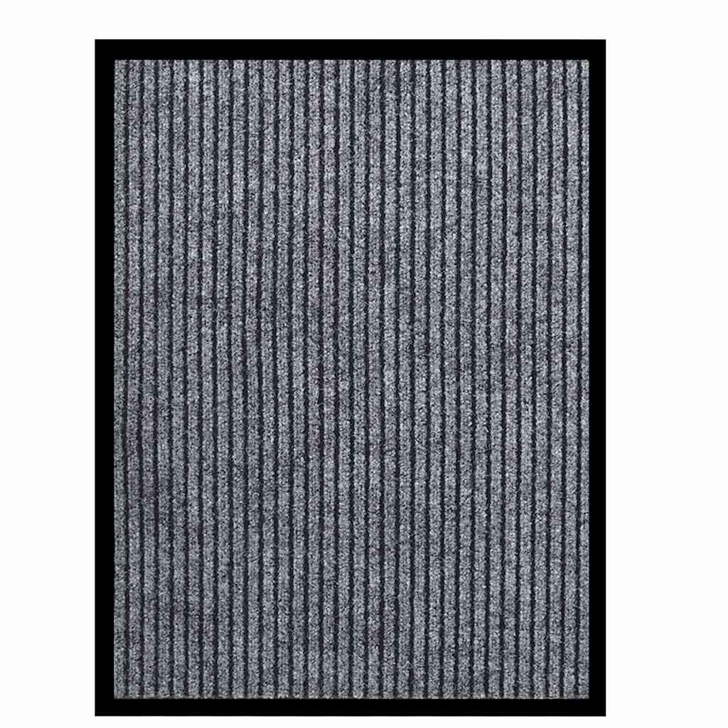 Uksematt, triibuline, hall, 60 x 80 cm