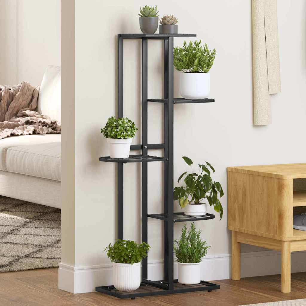5-korruseline lillealus, 43x22x98 cm, must, metall
