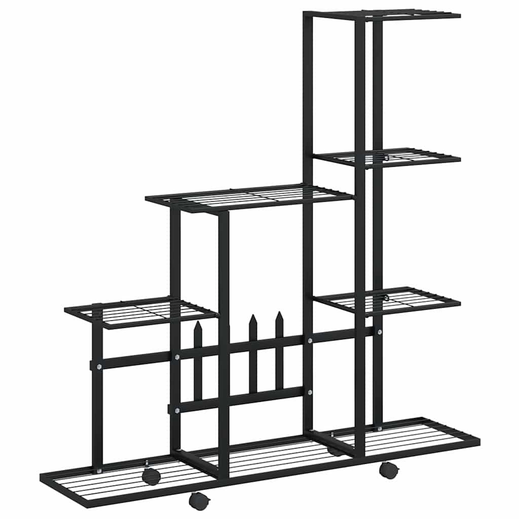 Lillealus ratastel, 94.5x25x92.5 cm, must, metall