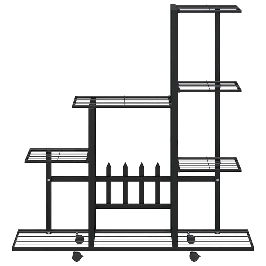 Lillealus ratastel, 94.5x25x92.5 cm, must, metall