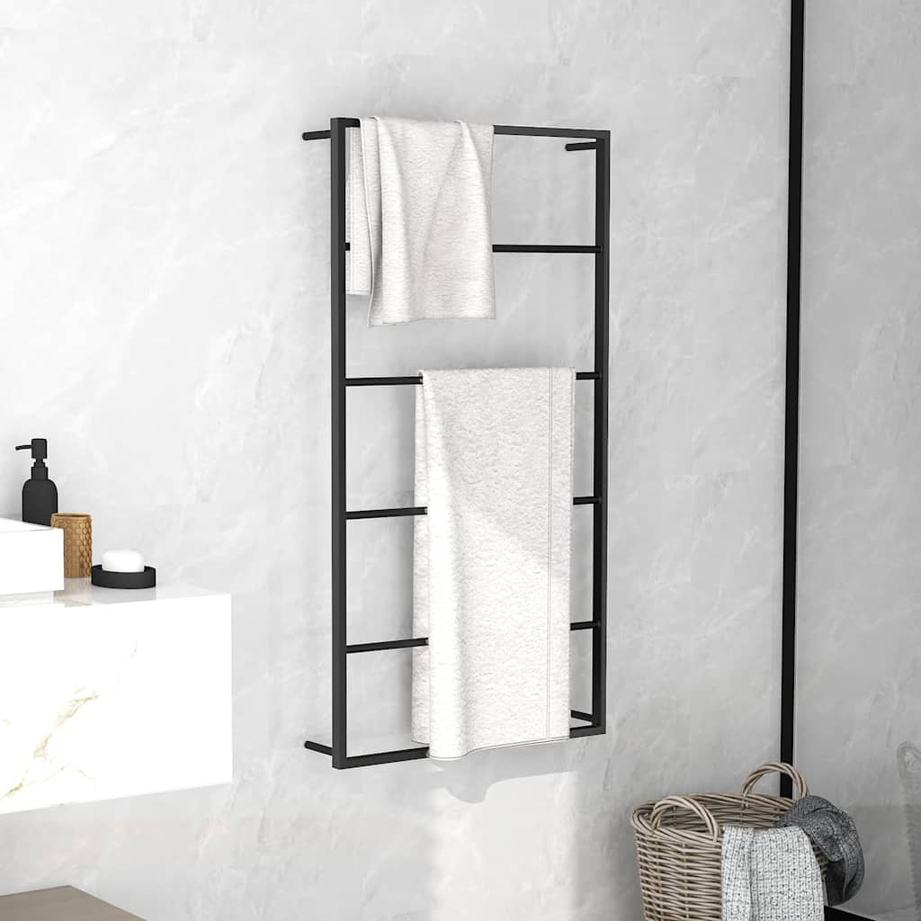 Rätikurest, must, 60 x 10 x 116 cm, teras