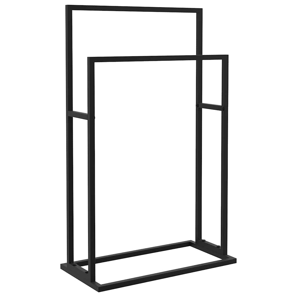 Eraldiseisev rätikurest, must, 48 x 24 x 78,5 cm, raud