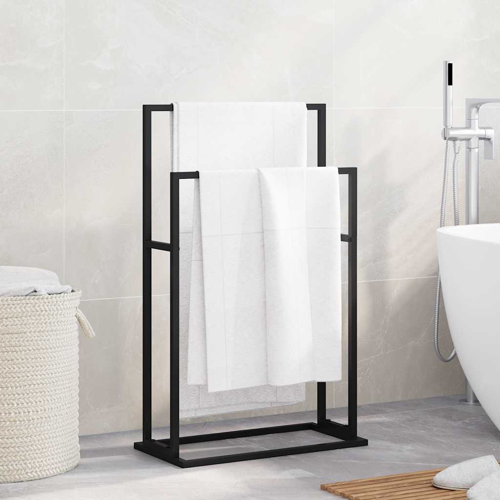 Eraldiseisev rätikurest, must, 48 x 24 x 78,5 cm, raud