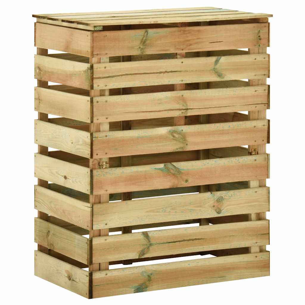 Liistudega kompostikast, 4 tk, 80 x 50 x 100 cm, männipuit