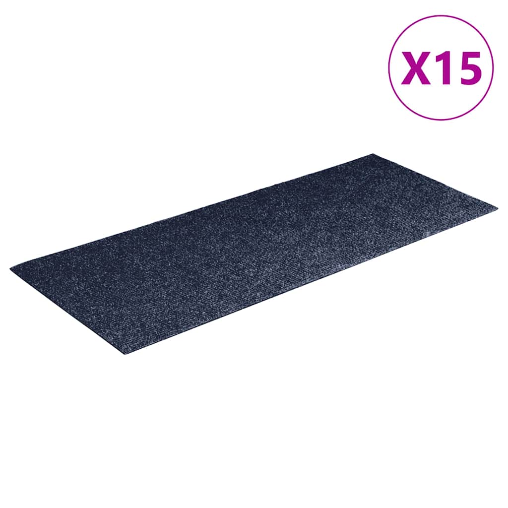 Isekleepuvad trepimatid, 15 tk, 60 x 25 cm, hallikassinised, ristkülikukujulised