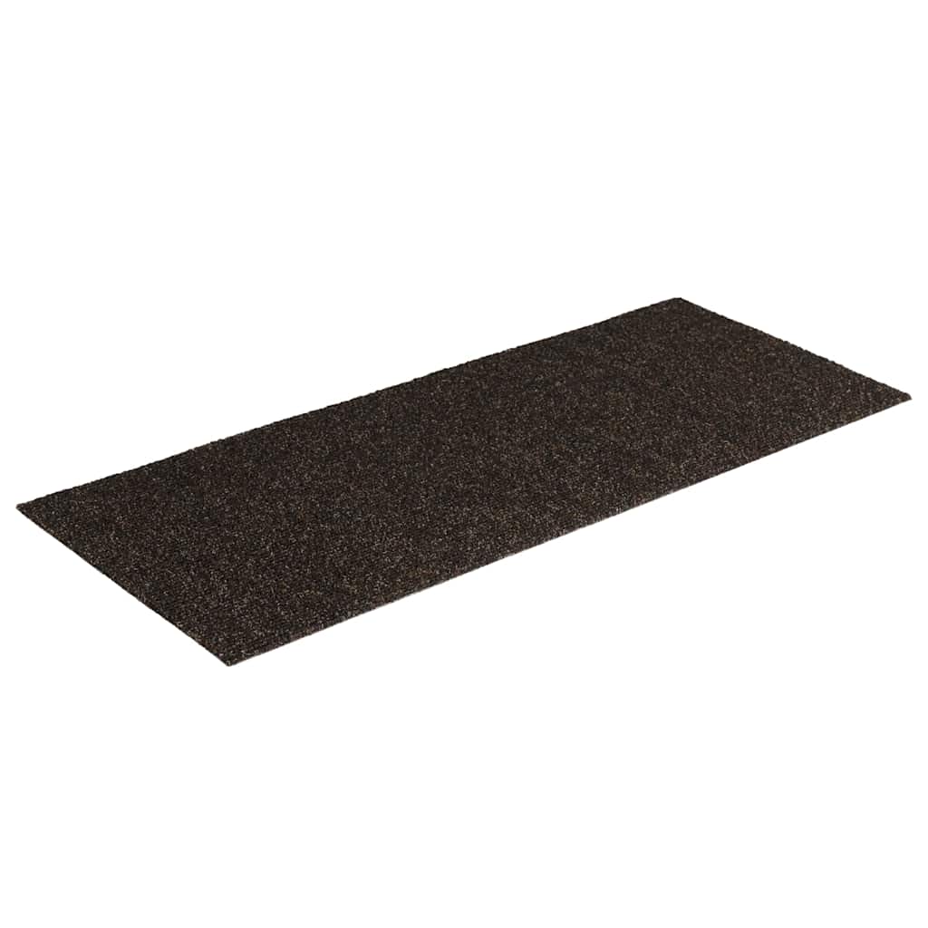Isekleepuvad trepimatid, 15 tk, 60 x 25 cm, tumepruunid, ristkülikukujulised