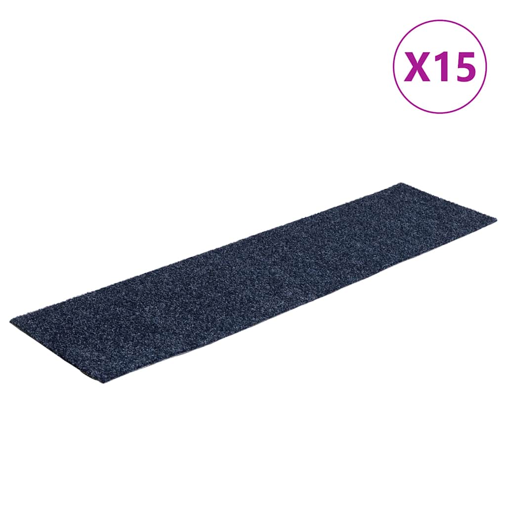 Isekleepuvad trepimatid, 15 tk, 76 x 20 cm, hallikassinised, ristkülikukujulised