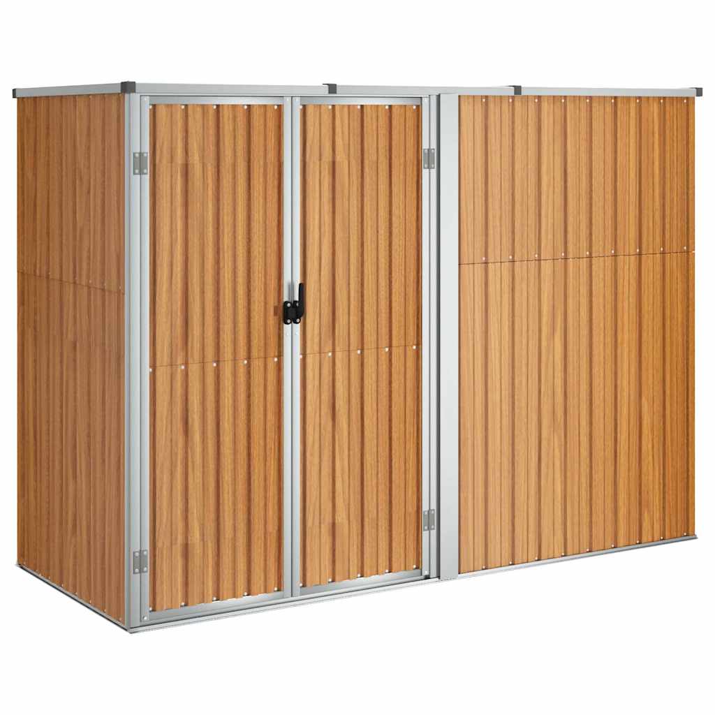 Aiakuur, pruun, 225x89x161 cm, tsingitud teras