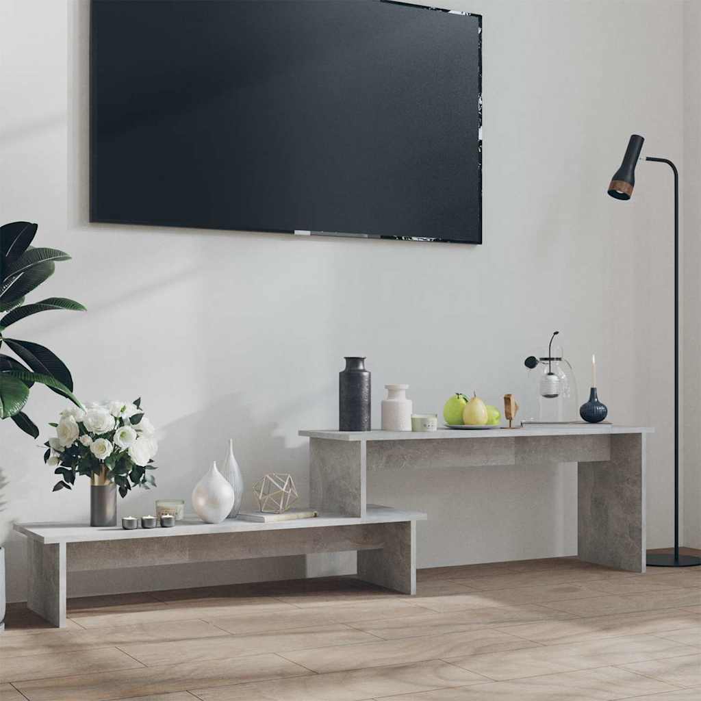Telerikapp, betoonhall, 180x30x43 cm, puitlaastplaat