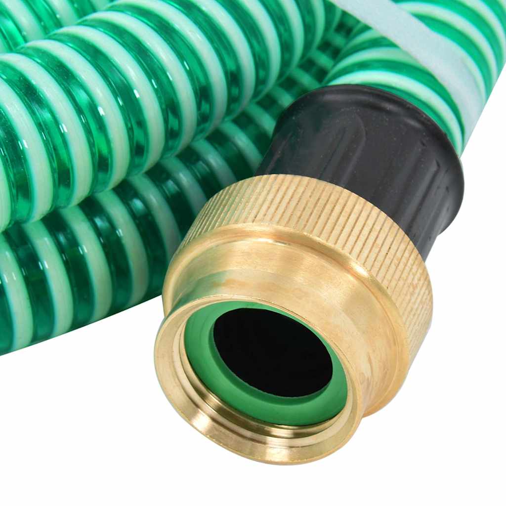 Imivoolik messingust ühendustega, roheline 1,1" 10 m PVC