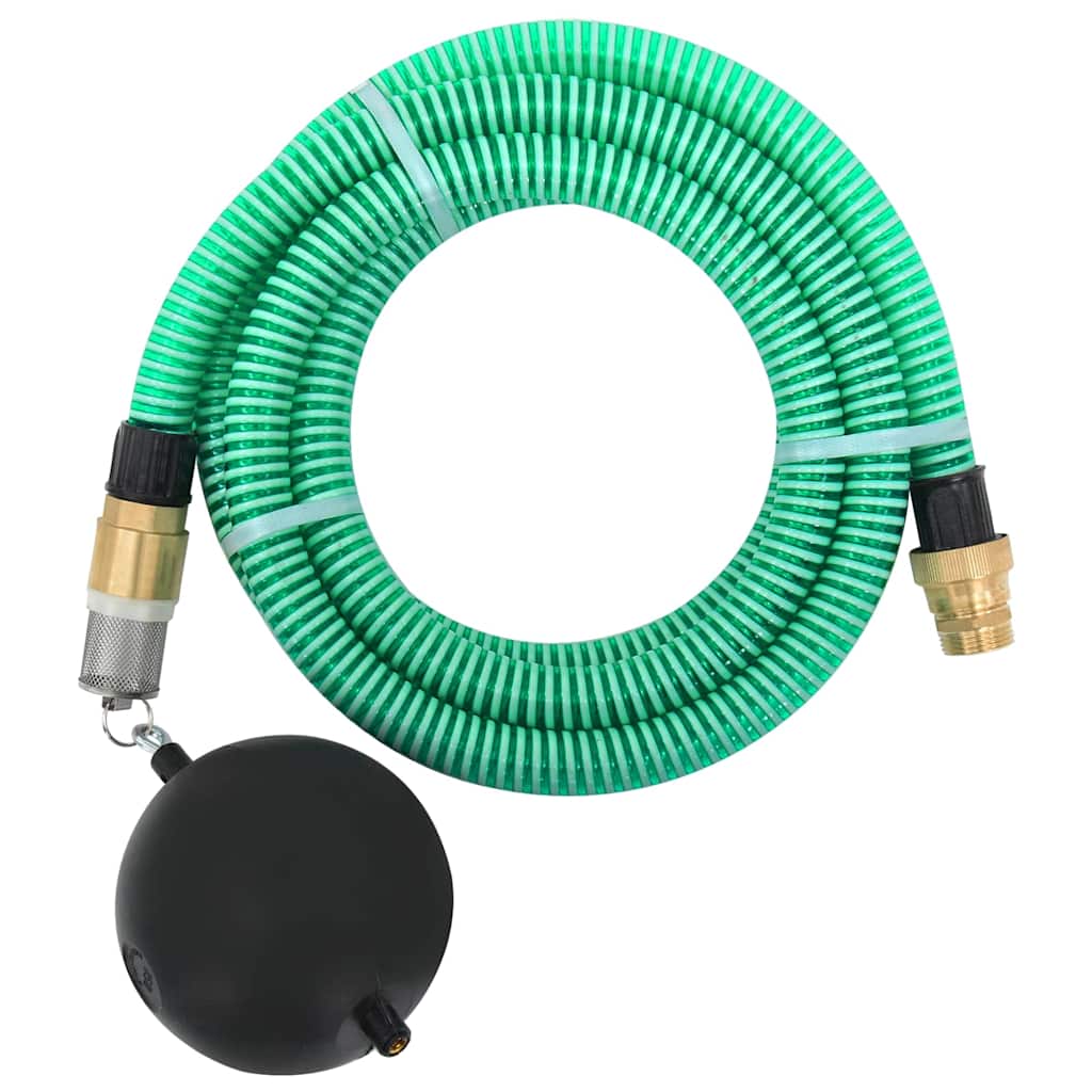Imivoolik messingust ühendustega, roheline 1,1" 10 m PVC