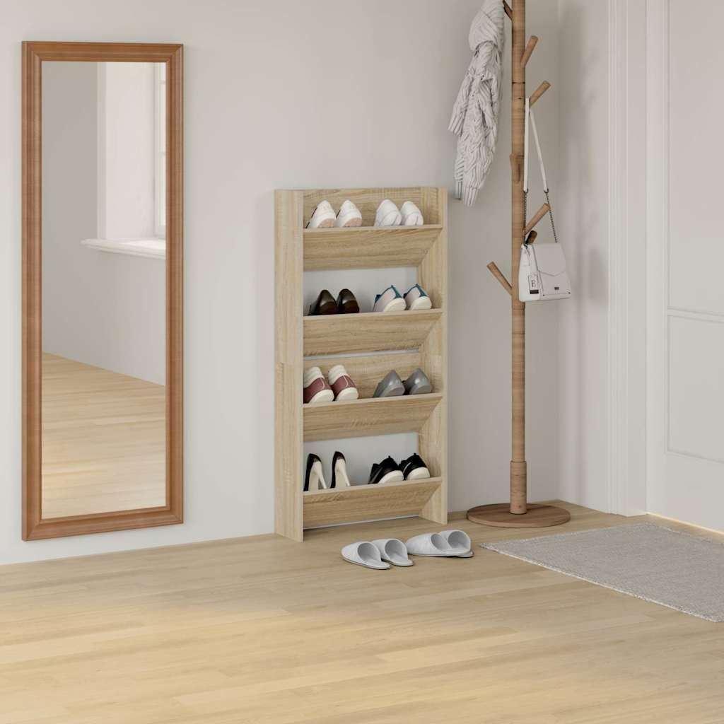 Seina kingakapid 2 tk,Sonoma tamm, 60x18x60 cm, puitlaastplaat