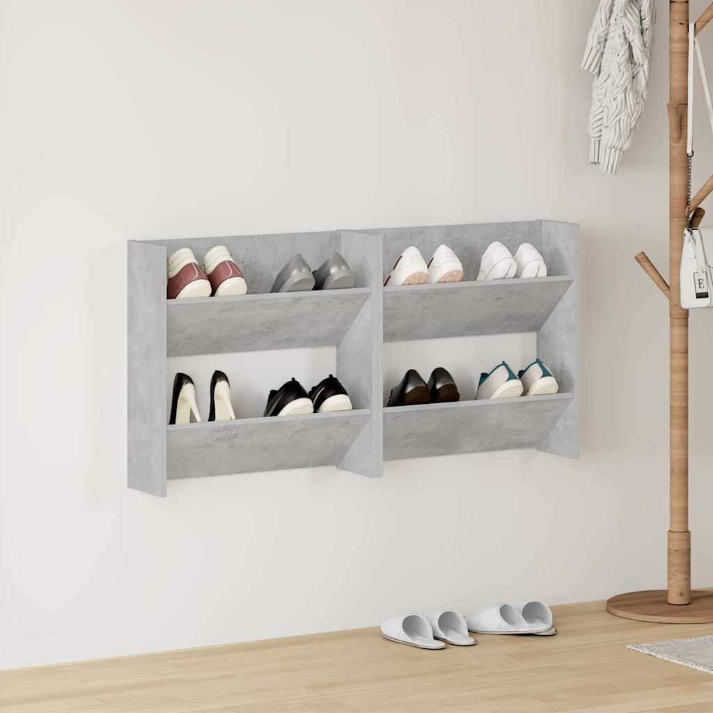 Seina kingakapid 2 tk, betoonhall, 60x18x60 cm, puitlaastplaat
