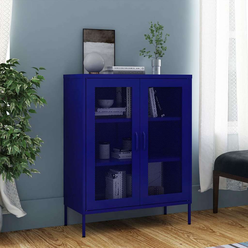 Hoiukapp, tumesinine, 80 x 35 x 101,5 cm, teras