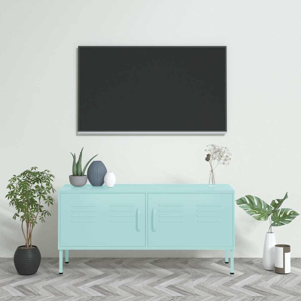 Telerikapp, mündiroheline, 105 x 35 x 50 cm, teras
