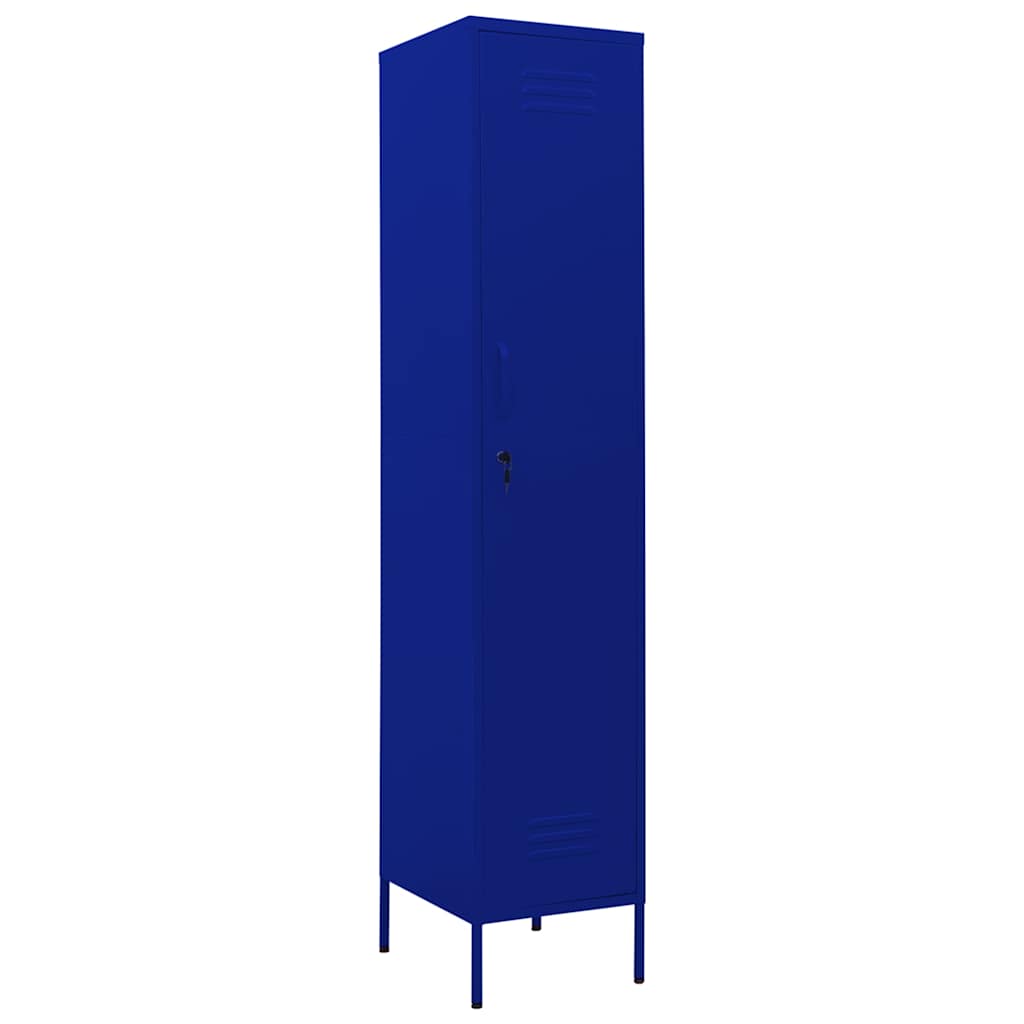 Lukustatav hoiukapp, tumesinine, 35 x 46 x 180 cm, teras
