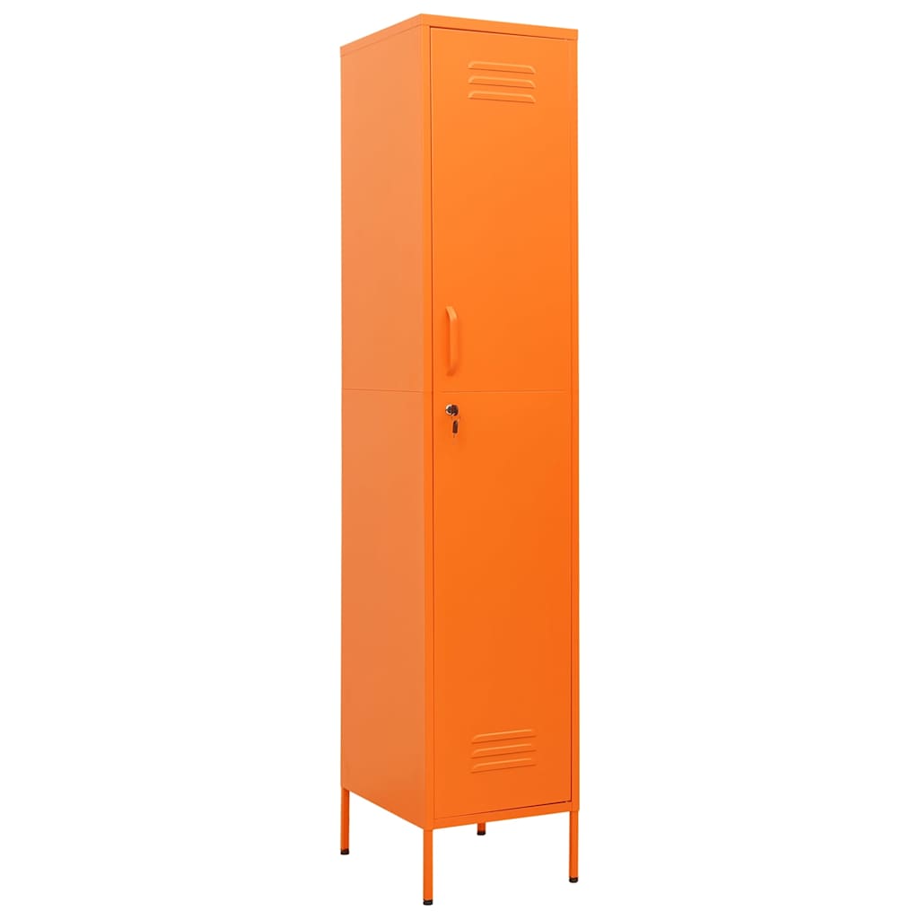 Lukustatav hoiukapp, oranž, 35 x 46 x 180 cm, teras