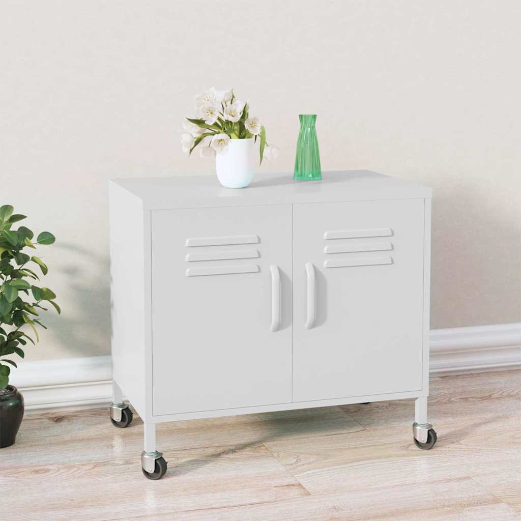 Hoiukapp, valge, 60x35x56 cm, teras
