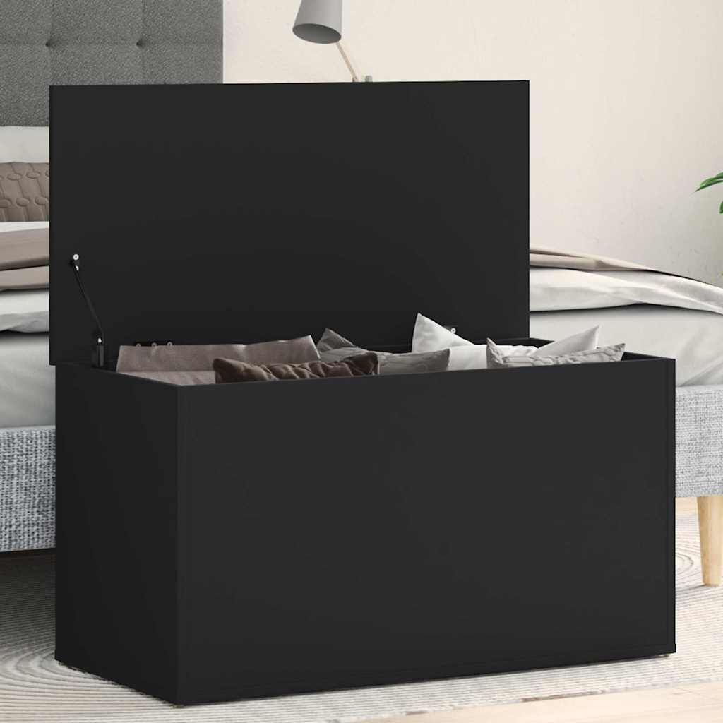 Hoiukast, must, 84x42x46 cm, tehispuit