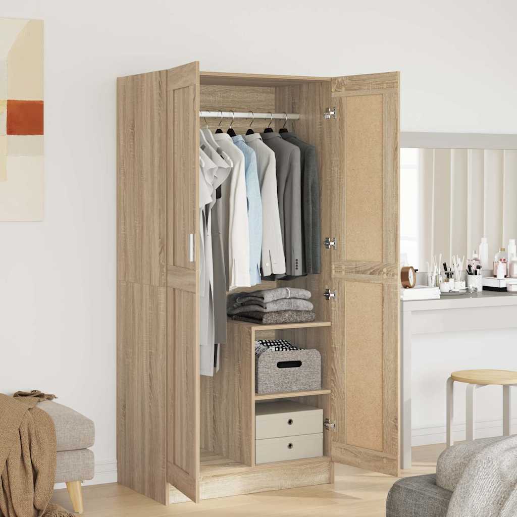 Garderoob Sonoma tamm 82,5x51,5x180 cm tehispuit