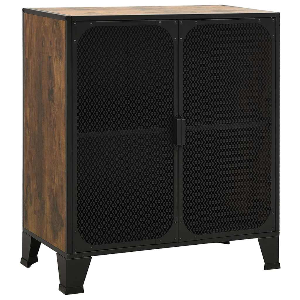 Hoiukapp, maapruun, 72x36x82 cm, metall ja MDF